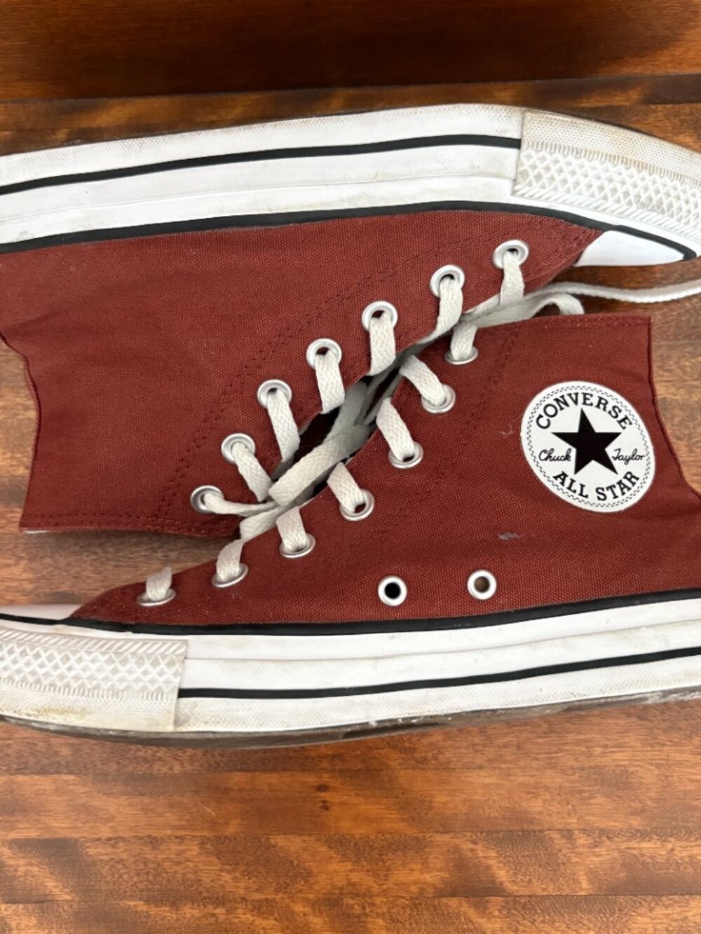 Converse Chuck Taylor All Star High Top Rosewood Brown Retro Y2K Skater M5 W7 - Picture 5 of 8